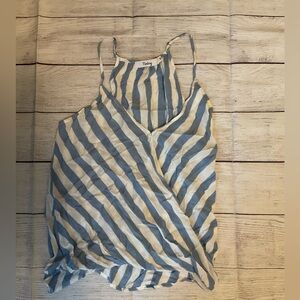 Women’s Tinley Blue and White Striped Tank